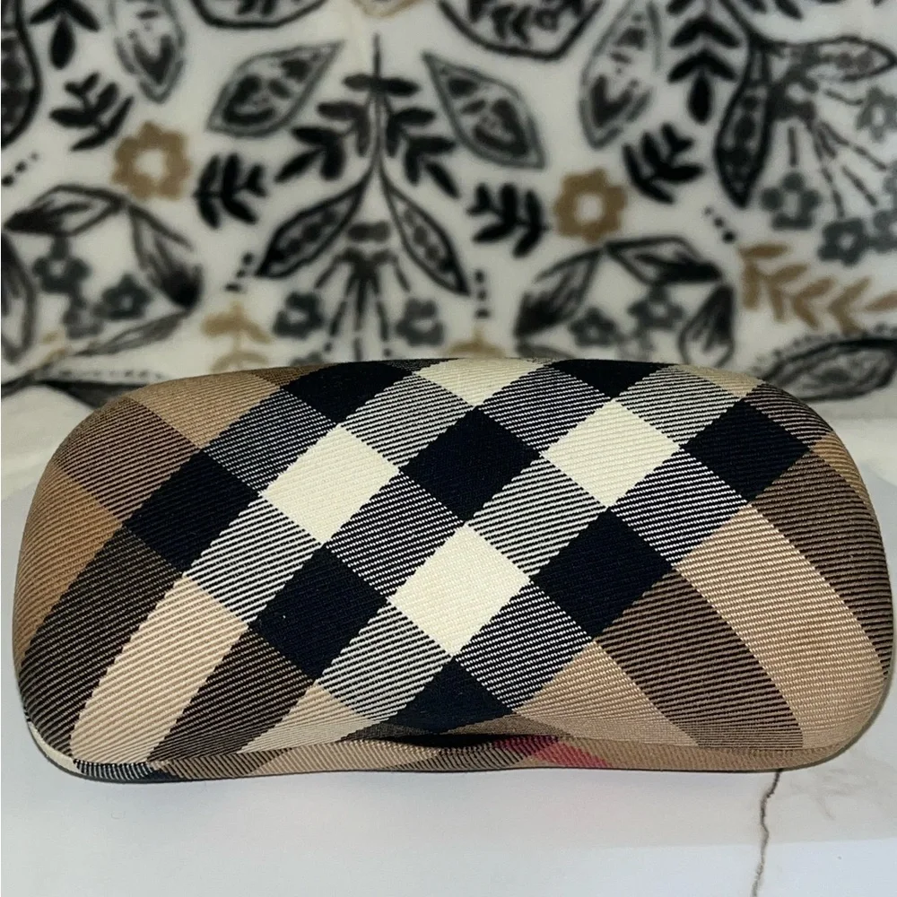 Burberry Tartan Canvas Sunglasses Hardshell Case Burberrry Plaid Case Only
